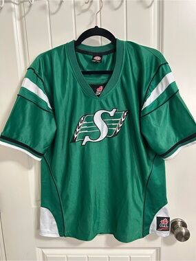 Youth Saskatchewan Roughriders Green CFL Jersey
